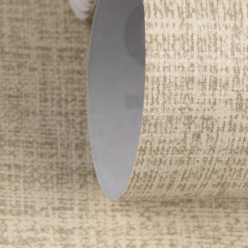 TANONE Khaki Contact Paper Peel and Stick 15.8 in X 118 in, Grasscloth Grasscloth Self Adhesive Removable Wallpaper, Fabric Linen Thickened Wall Paper Decorative for Wall Cabinets Drawers Kitchen - Image 2